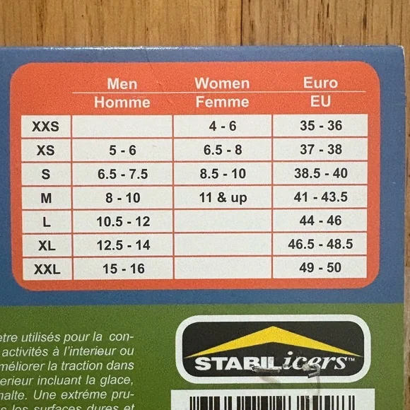 STABILicers Studded Snow Footwear Unisex Size Small (6.5-7.5 Men 8.5-10 Women) - Picture 4 of 5